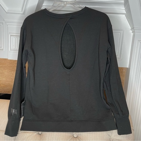 AS: Victoria’s Secret open back crew neck sweatshirt Sz S - Picture 2 of 9